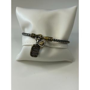 Brighton Bracelet Embrace the Journey Gold and Silver Tone